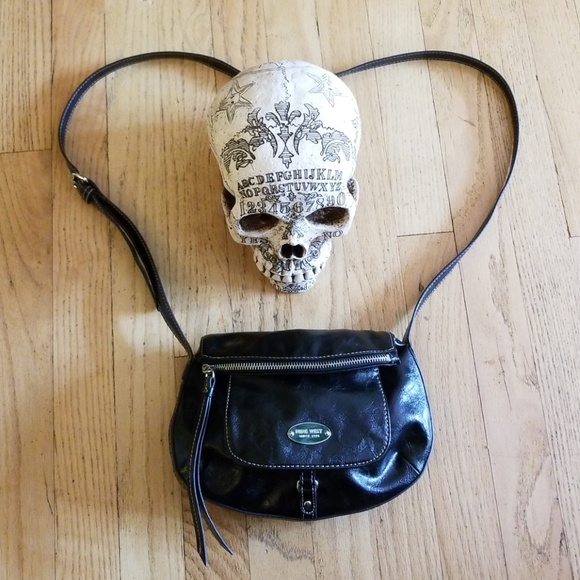 Nine West Handbags - Nine West Shiny Treated Leather Purse